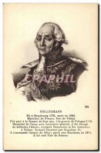 Old Postcard Kellerman Marechal de France Duke of Valmy