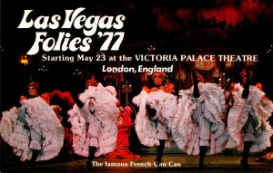 Las Vegas Follies '77 Victoria Palace Theatre London England