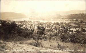 Chester West Virginia WV Ohio River Bridge Real Photo Vintage Postcard