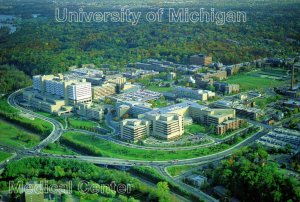 Michigan Ann Arbor Aerial View Medical Center Complex University Of Michigan