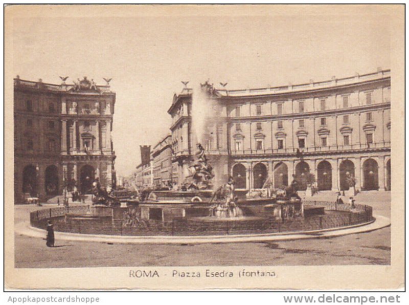 Italy Roma Rome Piazza Esedra