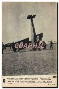 Old Postcard Jet Aviation Saulnier monoplane The Jeanne d & # 39Arc who beat ...