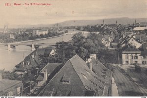 BASEL , Switzerland , 00-10s ;Die 3 Rheinbrucke