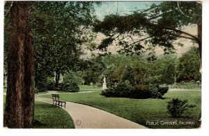 Public Gardens Halifax, Nova Scotia, Used 1909