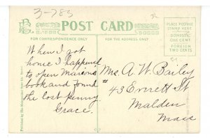 MA - Chelsea. Fire Ruins from Apr 12, 1908. Shurtleff School