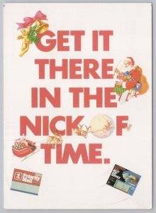 Advertising~Santa & Christmas Itmes~US Post Office~Continental Postcard 
