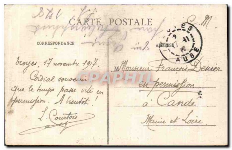 Old Postcard Troyes Cathedral Choir