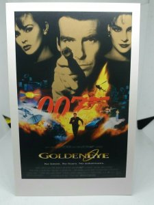 James Bond 007 Postcard US Poster for Goldeneye Pierce Brosnan 1995