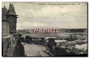 Postcard Old Granville Vue Generale Jack Du Boulevard VAUFLEURY