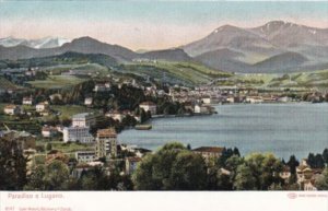 Switzerland Lugano Panorama