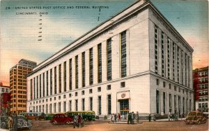 Postcard, United States Post Office, Federal Building, Cincinnati, Postcard