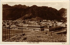 PC GENERAL VIEW ADEN REAL PHOTO YEMEN (a31992)