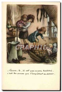 Old Postcard Fancy Lets it is not yet used to the c & # 39est Illustrator chi...