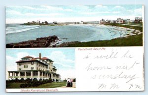 KENNEBUNK BEACH, Maine ME ~ ATLANTIS HOTEL 1906  UDB York County Postcard