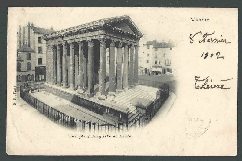 Ca 1906 PPC Vienna Austria The August Temple At Livie UDB