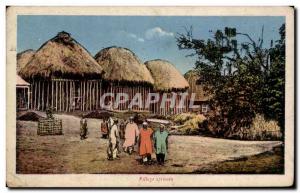 Africa - Africa - Village - Illustration - Old Postcard