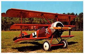 Fokker F 1 Antique Air Museum Santee SC Airplane Postcard Posted 1970