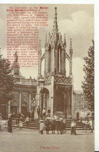 Wiltshire Postcard - The Inscription On The Market Cross - Devizes - Ref TZ791