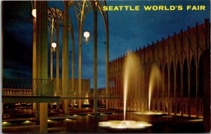 Seattle World's Fair U S Science Building At Night