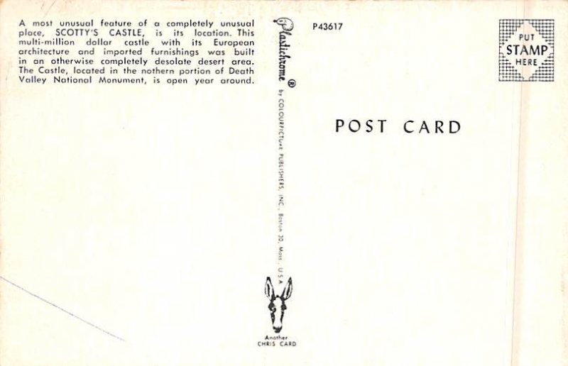 Scotty's Castle Death Valley National Monument CA