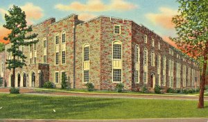 Postcard Early View of Gymnasium & Indoor Stadium at Duke University, Durham, NC