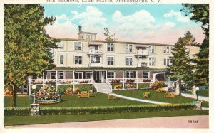 Vintage Postcard 1920's The Belmont Lake Placid Adirondacks New York N. Y.