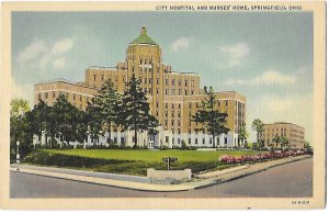 City Hospital and Nurses' Home Springfield Ohio