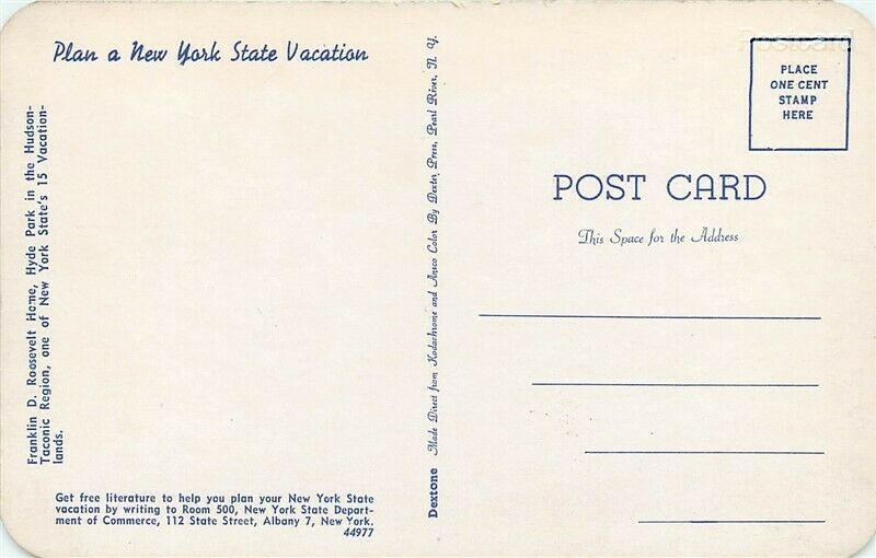 NY, New York City, Hyde Park, Franklin D. Roosevelt Home, Dexter Press No. 44977