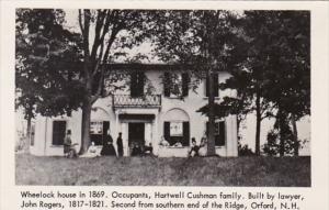 New Hampshire Oxford The Wheelock House Real Photo