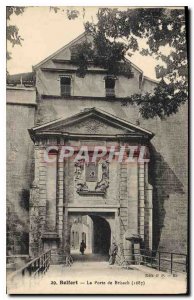 Old Postcard Belfort Gate Brisach 1687