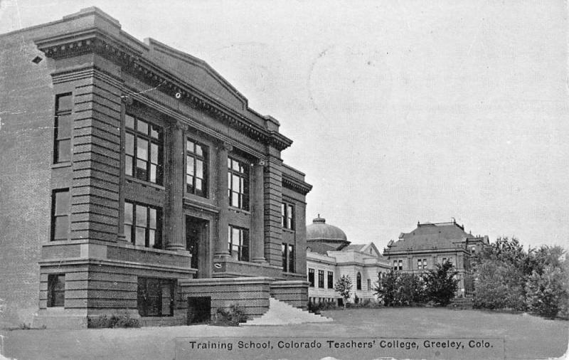 Greeley Colorado Teachers College Training School Antique Postcard K92004