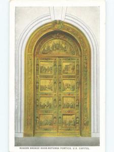 Unused W-Border ROGERS BRONZE DOOR Washington DC E6171