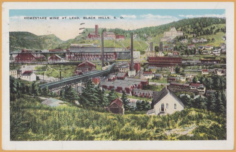 Black Hills, S.D., Homestake Mine at Lead - 1936