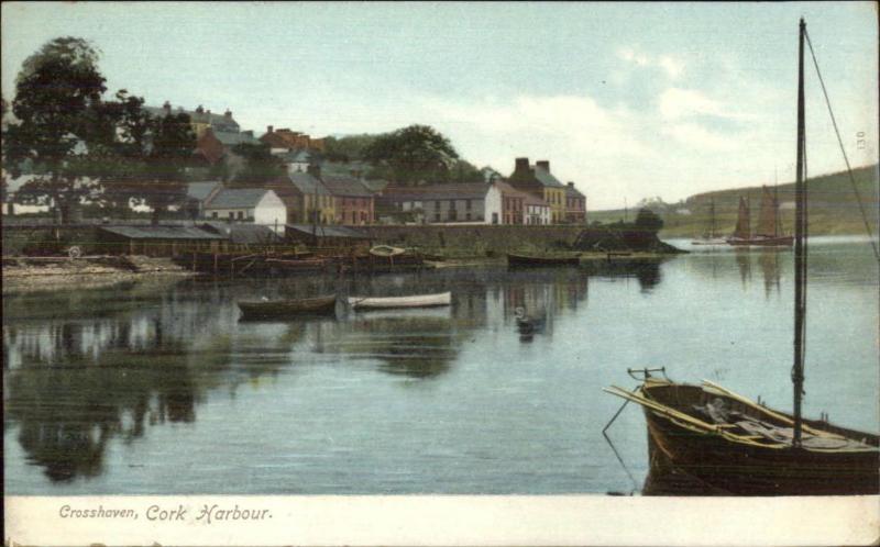 Crosshaven Cork Harbour Ireland c1910 Postcard