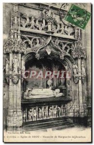 Old Postcard Bourg Brou Church Mausoleum of Margaret of Bourbon