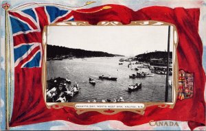 Halifax NS Regatta Day North West Arm Patriotic Flag Ensign Unused Postcard H26