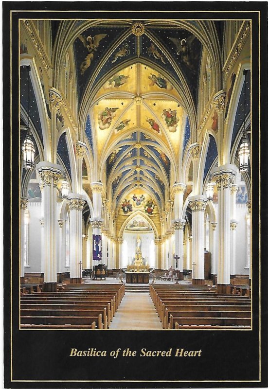 Basilica of the Sacred Heart University of Notre Dame Indiana 4 by 6 Size