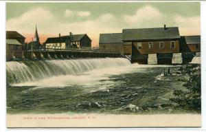 Outlet Lake Winnipesaukee Lakesport New Hampshire 1907c postcard 