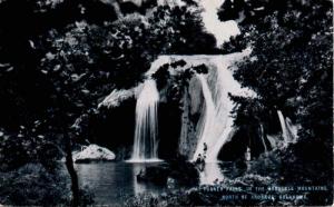 Turner Falls, Arbuckle Mountains, Ardmore OK w/Conoco Adv Vintage Postcard F19