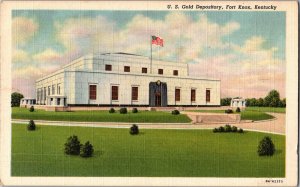 Postcard The U.S. Gold Bullion Depository, Fort Knox, Kentucky KF4