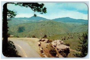 c1950's Wildcat Point - Lariat Trail Road to Lookout Mountain Denver CO Postcard