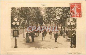 Postcard Old Vichy View taken in the Park