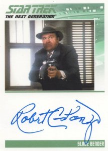 Robert Costanzo as Slade Bender Star Trek Hand Signed Autograph Photo Card