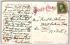 Great Bend Kansas~Elevated Ionic Columns~Carnegie Library (Razed 1971) Sepia~PC