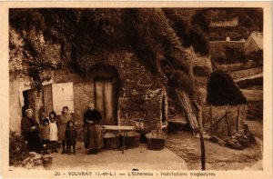 CPA VOUVRAY - L'Echeneau - Habitations troglodytes (253508)