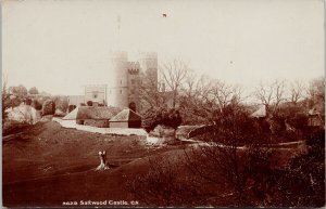 Saltwood Castle Hythe Kent UK Photochrom Real Photo Postcard F89