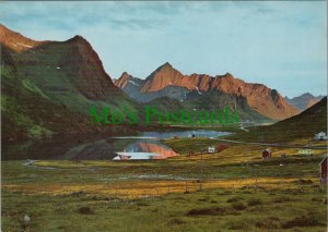 Norway Postcard - View of Lofoten - Night-Time  RR8895