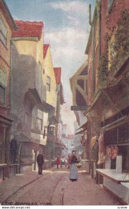 The Shambles, York, 1900-1910s; TUCK 7698