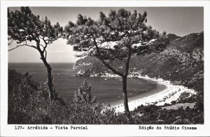 Portugal Parque Natural da Arrábida Vista Parcial Vintage RPPC 02.97