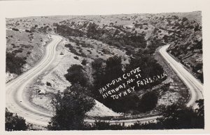 Oklahoma Davis Turner Falls Hair Pin Curve Highway 71 Real Photo